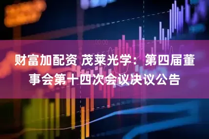 财富加配资 茂莱光学：第四届董事会第十四次会议决议公告
